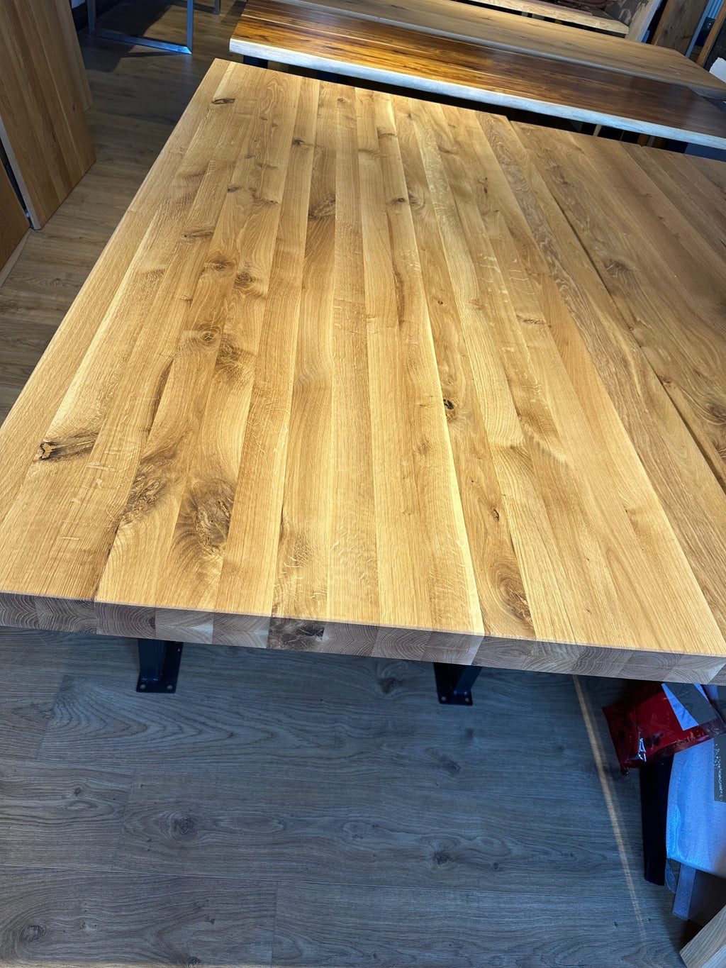 Eichen Massivholz Tisch Wilhelm