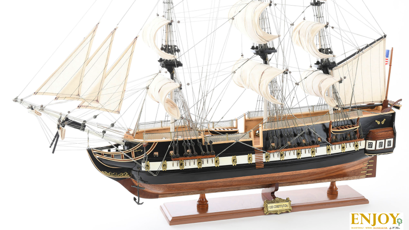 Schiffs-Holzmodell 'USS Constitution'