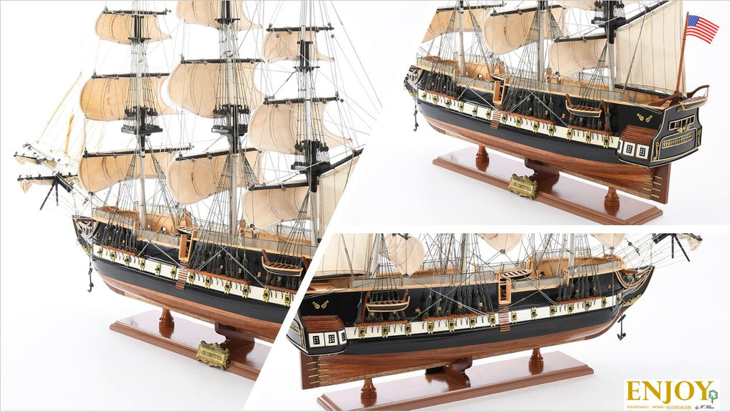 Schiffs-Holzmodell 'USS Constitution'