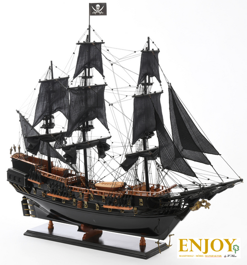 Black Pearl Piratenschiff Holzmodell Handarbeit Sammlerstück
